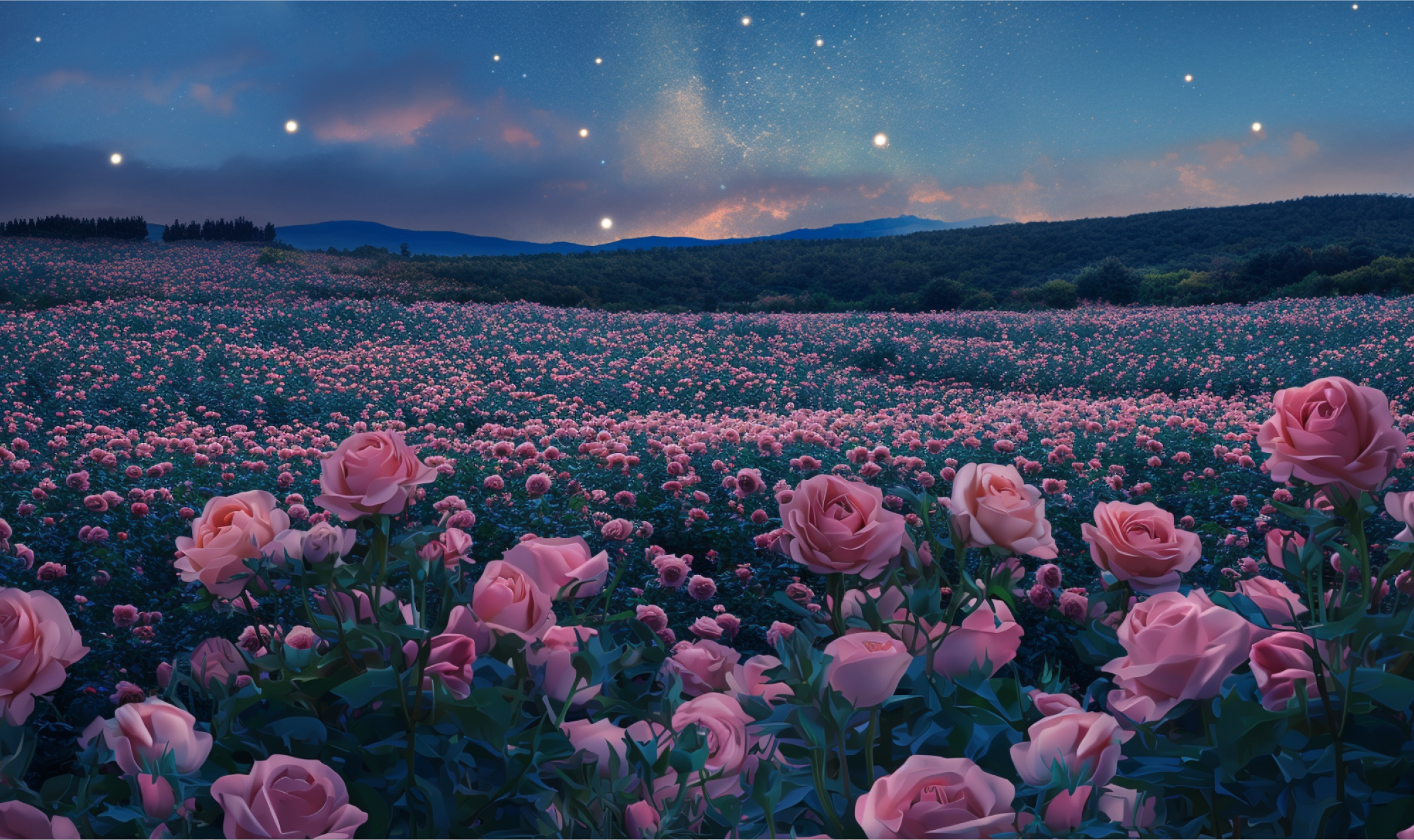 flowers in the field